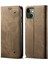 iPhone 13 Mini Için Retro Kot Deri Flip Cüzdan Standlı Kılıf Kapaklı (Yurt Dışından) 1