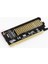 Nvme M.2 X16 Pcı-E Rider Kart Alüminyum Sac Tam Hızlı Sabit Sürücü Adaptörü (Yurt Dışından) 3