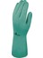 Yeşil Pamuk Floklu Nitril Eldiven 7.5 Numara 1