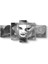Black White Mask 5 Parçalı Tablo 1