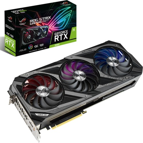 Asus Geforce ROG-STRIX-RTX3080-O10G-V2-GAMING 10GB GDDR6X 320BIT 1935MHZ Oc 2xhdmı 3xdp Rgb Ekran KARTI(RTX3080)