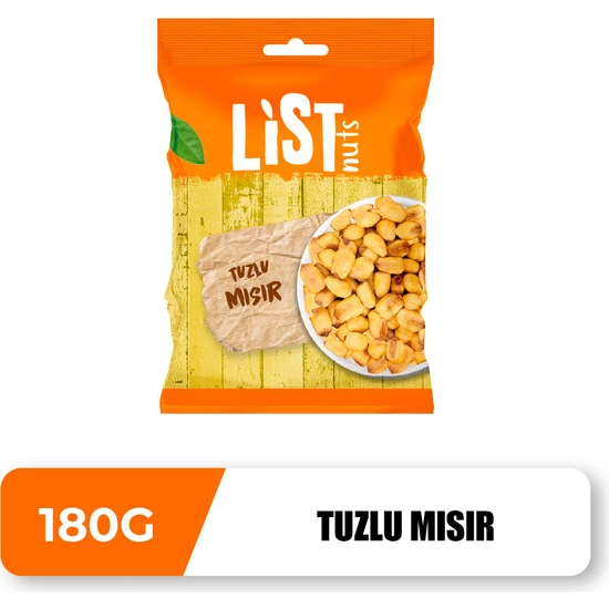 List Nuts Tuzlu Mısır 180 gr