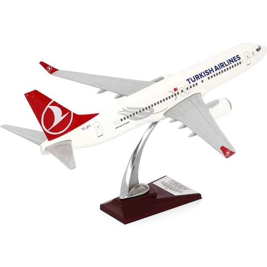 Zekupp Boeing 737 - 800 Thy Lisanslı Model Uçak