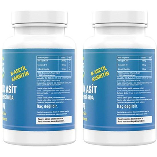 Ncs LCarnitine Alpha Lipoic Acid Koenzim Q10 180 Tablet 3 Fiyatı