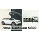 70Mai M300 Araç İçi Kamera - Siyah - 1296p - 140° Geniş Açı Lens - Park Modu