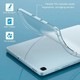 Fibaks Samsung Galaxy Tab A7 Lite T220 T225 Tablet Kılıf + Ekran Koruyucu + Kalem Süper Silikon Şeffaf