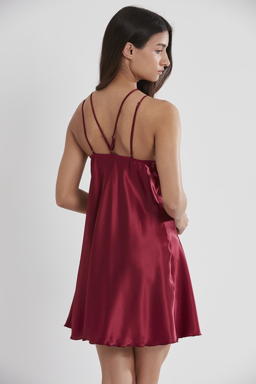 Pierre Cardin Saten Dantelli Gecelik - 640 görsel 8