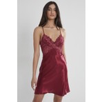 Pierre Cardin  Saten Dantelli Gecelik -  608