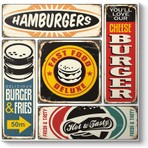 Tabloshop Kolaj Hamburger Tablosu