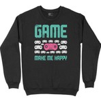 Cix Gaming Is Not A Crime Siyah Sweatshirt