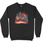 Cix Yeşil Adventure Will Kill You Siyah Sweatshirt