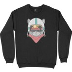 Cix Asil Kurt Siyah Sweatshirt