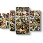 Tabloshop Jackson Pollock - Yakınsama Kanvas Tablo