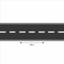 Vox Art 2'li Maket Yapışkanlı Yol 1:200 4X70 cm Ölçek (Vım-72)