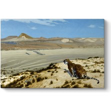Tabloshop Jean Leon Gerome - Tiger On The Watch Tablosu