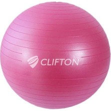 Clifton Pilates Topu 25 cm Deluxe Pilates Topu + Pompa ( Pembe )