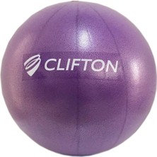 Clifton Pilates Topu 25 cm Deluxe Pilates Topu +Pompa(Mor )