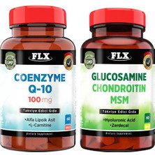 Flx Coenzyme Q10 60 Tablet & Flx Glucosamine Zerdeçal 60 Tablet