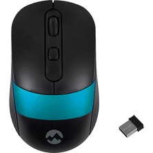 Everest SM-18 Usb Siyah/Mavi 2.4Ghz Optik Kablosuz Mouse