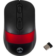 Everest SM-18 Usb Siyah/Kırmızı 2.4Ghz Optik Kablosuz Mouse