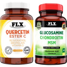 Flx Kuersetin Ester C 60 Tablet & Flx Glucosamine Zerdeçal 60 Tablet