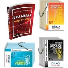 Dilko Yayıncılık Grammar Step By Step + B1-B2-Phrasal Verbs Kelime Kartları