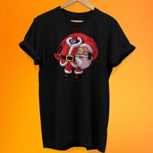 Remonz Şirin Baba Baskılı %100 Pamuk Oversize T-Shirt Büyük Beden Tişört