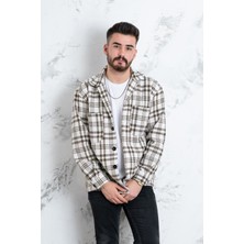Akçaylar Oversize Ekoseli Erkek Gömlek
