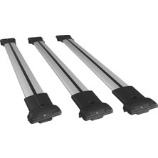 Apline Opel Combo C 2001-2011 Arası Ara Atkı Tavan Barı-Gri 3 Adet Bar