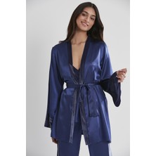 Pierre Cardin Kadife Saten 3'lü Pijama Takım - 2040