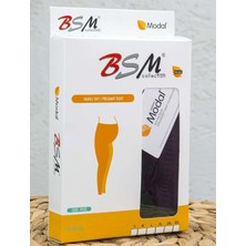 BSM  Bsm Kadın Modal Pamuk Yumuşak Rahat Hamile Taytı 49533
