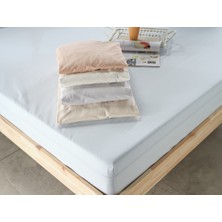 Doqu Home New Cotton Fitted Çarşaf Tek Kişilik Beyaz