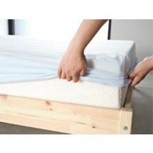 Doqu Home New Cotton Fitted Çarşaf Tek Kişilik Beyaz