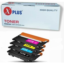 Xplus Mfp 179FNW  Hp 117A W2070A-W2071A-W2072A-W2073A 4 Renk Ithal Toner Seti 1.000 Sayfa Chipsiz
