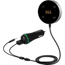 ZSZH JRFC02 Çok Fonksiyonlu Araba Bluetooth Fm Alıcı + Verici Uzaktan Kumanda ile  (Yurt Dışından)