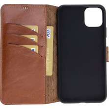 Bouletta Wallet Case Deri Telefon Kılıfı iPhone 11 Pro Max RST2EF Taba