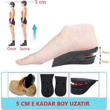 Bunionettes 5 cm Hava Yastıklı Boy Uzatıcı Tabanlık Uzatan Gizli Topuk Yükseltici