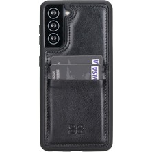 Bouletta Fxc-Cc Deri Telefon Kılıfı Samsung S21 Rst1 Siyah