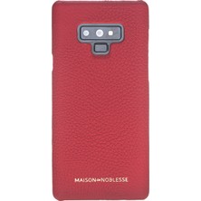 Maison De Noblesse Ultimate Jacket Deri Telefon Kılıfı  Note 9 Erc2 Kırmızı