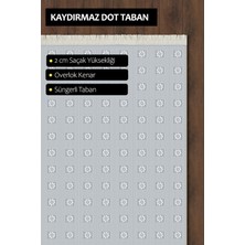 10 Post Online Klasik Gold Tema Altın Krem Sarı Kaydırmaz Kesme Yıkanabilir Ince Halı 