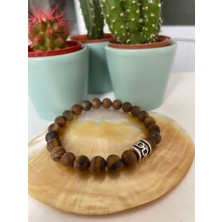 Crazy Takı Tasarım Mat Kaplan Gözü Doğaltaş Bileklik