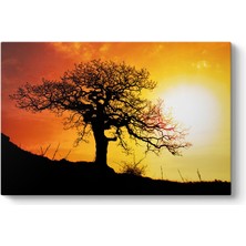 Tabloshop Siluet Ağaç Tablosu