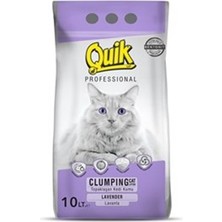 Quik Lavantalı Ince Topaklaşan Kedi Kumu 10 Lt