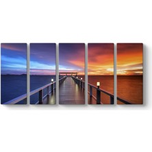 Tabloshop Iskele Köprü Günbatımı Tablosu