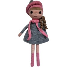 Oyuncak Park Gri Güz Bebek Amigurumi Organik Oyuncak
