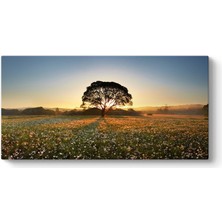 Tabloshop Kır Çiçekleri Ağaç Tablosu