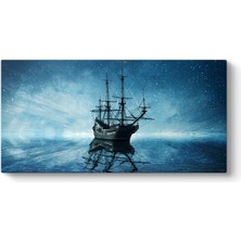 Tabloshop Yıldızlı Gökyüzü ve Gemi Tablosu