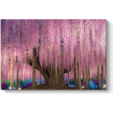 Tabloshop Pembe Wisteria Ağacı Tablosu