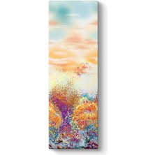 Tabloshop Renkli Ağaçlar Tablo