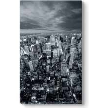 Tabloshop Siyah Beyaz New York Skyline Tablosu